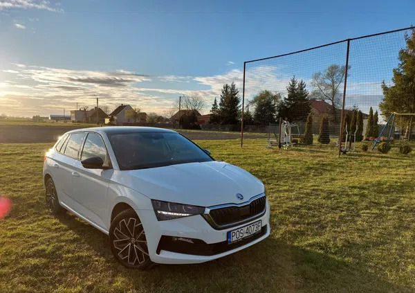 Skoda Scala cena 55900 przebieg: 113000, rok produkcji 2019 z Jarocin małe 232